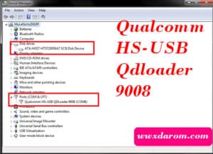 Qualcomm HS-USB Qdloader 9008