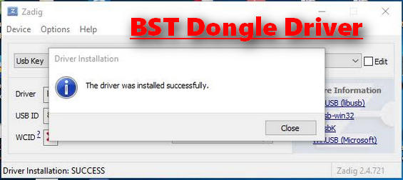 BST Dongle Driver