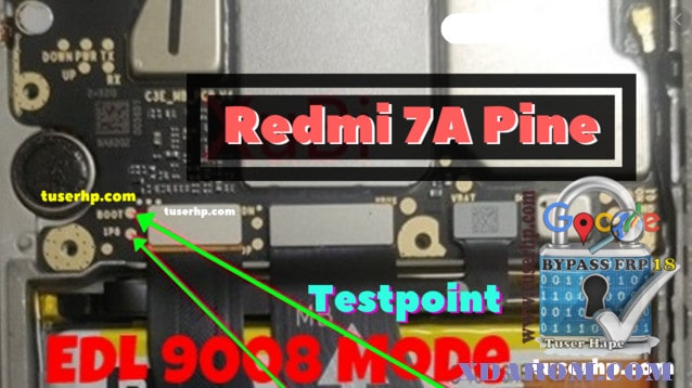 Xiaomi Redmi 7A Test Point