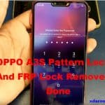 OPPO A3S Pattern Lock Reset Done