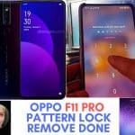 OPPO F11 Pro Pattern Lock Remove