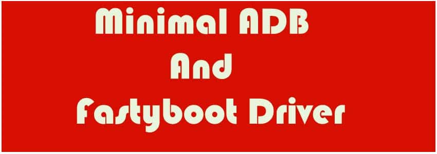 Minimal ADB Driver