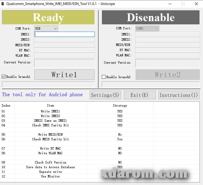 Qualcomm IMEI Repair tool