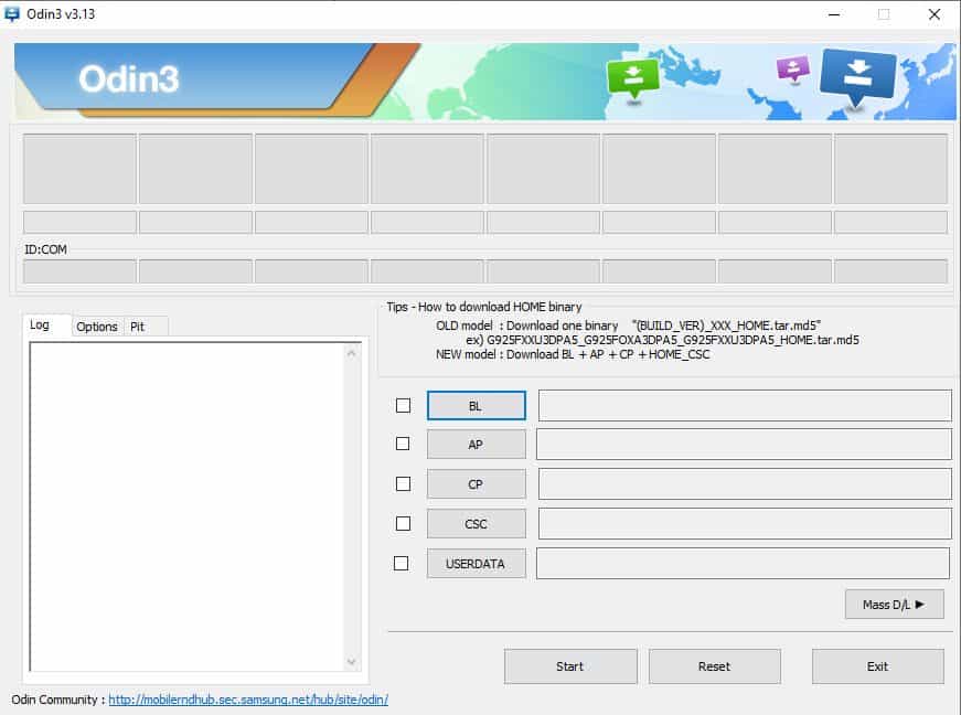 Samsung Odin Flash Tool