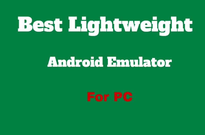 Lightweight Android Emulator