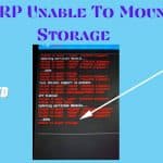 TWRP Unable To Mount Storage