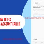 Samsung Account Processing Failed
