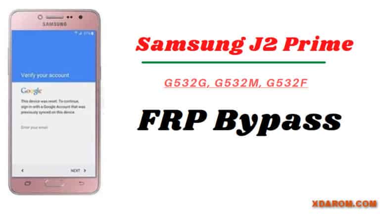Samsung G532G FRP File