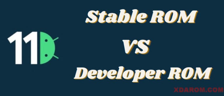 Stable ROM VS Developer ROM