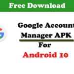 Google Account Manager APK 10.0