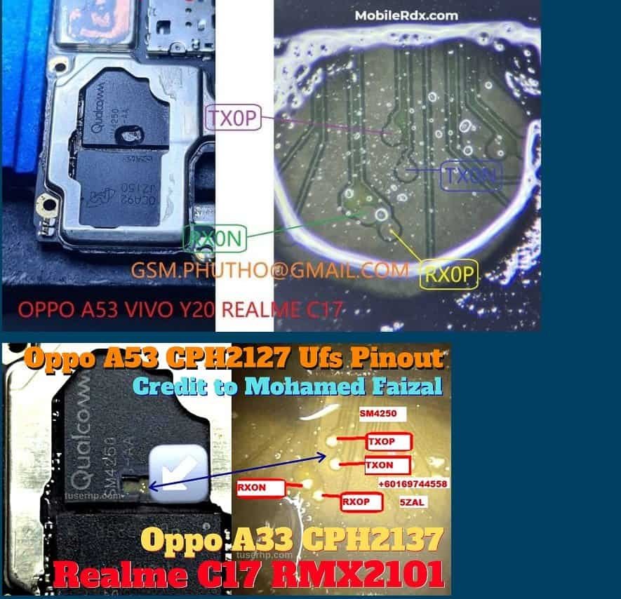 Vivo Y20 Qualcomm ISP Pinout