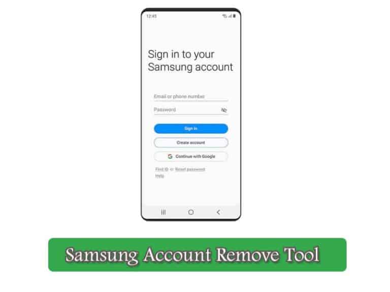 Samsung Account Remove Tool